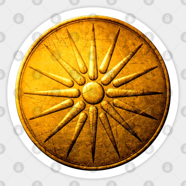 Ancient Greece Macedonian Vergina Sun Sticker by Scar